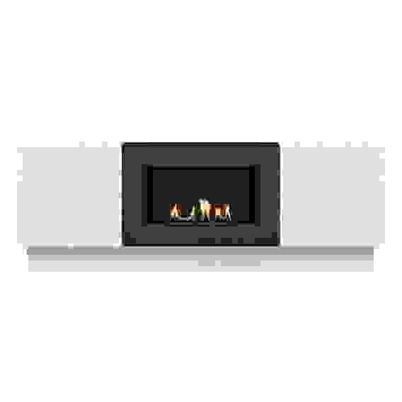 Тумба с биокамином Firelight BFP/P-1400V белая