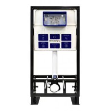 Инсталляция для унитаза BETTOSERB sava free standing, клавиша смыва хром матовый круг.