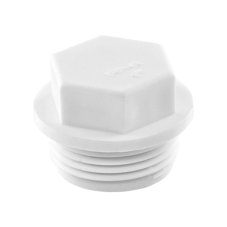 Заглушка TEBO бел. PP-R резьбовая 20x1/2" (170/1700), арт. 030090201