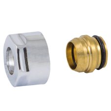 Подключение резьбовое SCHLOSSER для соединительных трубок 3/4"x15 (Хром)