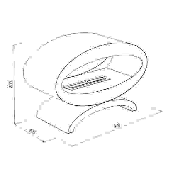 Биокамин Royal Thermo RTBFP-F900E Ellipse
