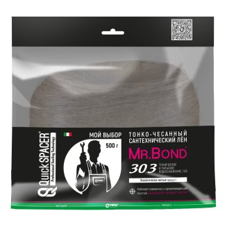 Лен сантехнический Mr.Bond QS 303, 500гр