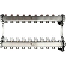 Коллектор Wester нерж. MUVS 1"-3/4 в сборе на 9 выходов