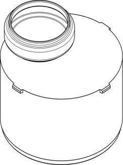 Переходник короткий 110/50