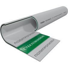 Труба TEBO SDR6 (PN20) 90x15,0 армированная стекловолокном сер. PP-R метр (4/8)