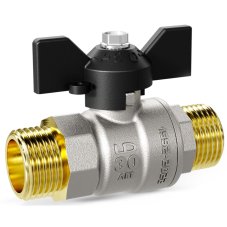 Кран шаровой латунный LD Pride 47.15.Н-Н.Б Ду 15 Ру 40 нр-нр, бабочка