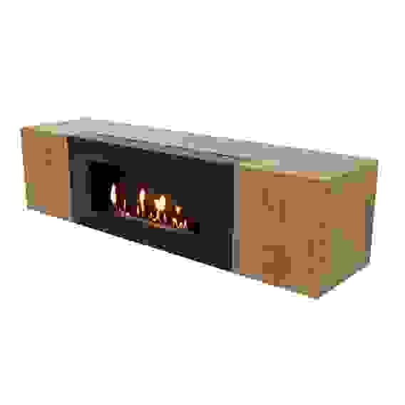 Тумба с биокамином Firelight BFP-P1600 дуб вотан