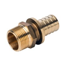 Муфта VARMEGA Slide-fit переходная (переходник) НР, 25х1", аксиальная, латунь, VM51217