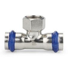 Тройник VARMEGA раструбный Inox Press ВР 28x3/4"x28