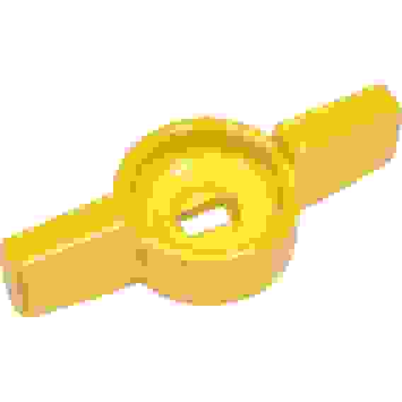 Ручка-бабочка Giacomini желтая 1/4", P31FGY001