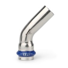 Угольник VARMEGA 45гр. однораструбный Inox Press 35x35a