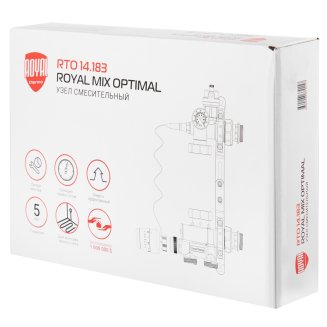 Узел смесительный Royal Thermo RoyalMix optimal без насоса 1&quot;