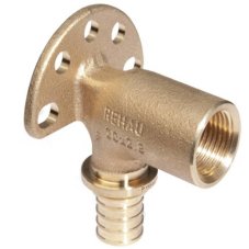 Угольник REHAU настенный ВР 20-1/2"x59мм, длинный RX+, бронза