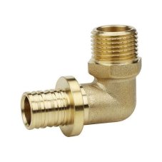 Угол VARMEGA Slide-fit 90 гр., НР, 20x3/4", аксиальный, латунь, VM51414