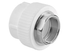 Муфта TEBO бел. PP-R комбинированная 50х1 1/2" ВР под ключ (6/24), арт. 030020511