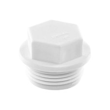 Заглушка TEBO бел. PP-R резьбовая 25x3/4" (80/960), арт. 030090202