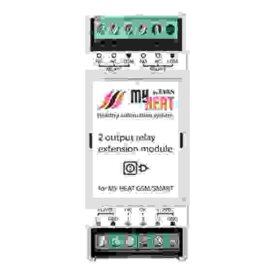 Блок реле на 2 выхода MyHeat RL2