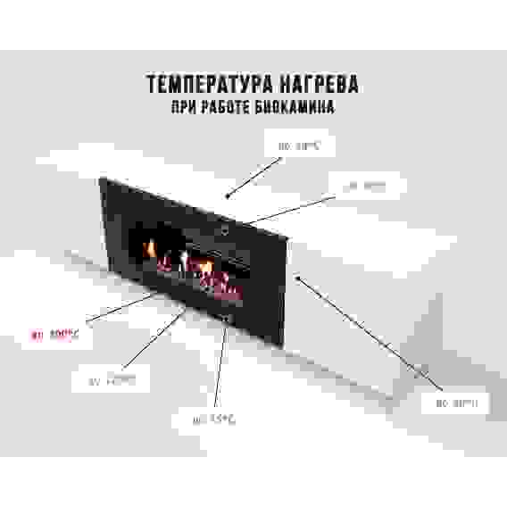 Тумба с биокамином Firelight BFP-P1700V белая