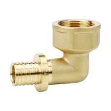 Угол VARMEGA Slide-fit 90 гр., ВР, 25x1", аксиальный, латунь, VM51517