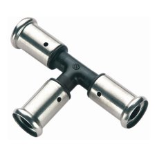 Тройник HENCO равнопроходный, ПВДФ пресс, 40x40x40