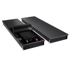 Конвектор внутрипольный Royal Thermo ATRIUM TURBO-90/400/2900-DG-U-BL