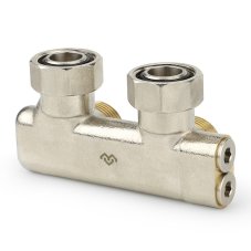 Узел нижнего подключения VARMEGA, 3/4"EKх3/4"EK НР-ВР, угловой, перекрестный, VM13901