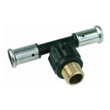 Тройник HENCO НР ПВДФ пресс, 26x1"x26