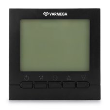 Термостат комнатный VARMEGA, VM19222, проводной, черный