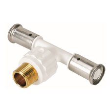 Тройник HENCO НР ПВДФ пресс, 32x3/4"x32