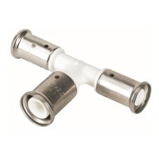 Тройник HENCO переходный увеличенный в центре, ПВДФ пресс, 20x26x20