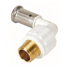 Угольник HENCO 90гр НР ПВДФ пресс, 26x3/4"