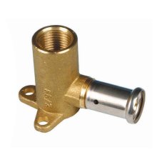 Водорозетка HENCO ВР латунь пресс, 20x1/2" (52 мм)