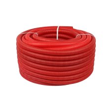 Труба VARMEGA гофрированная ПНД 40 мм для труб 32 мм, (30), красная, VM58104