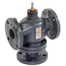 Клапан регулирующий РИДАН VF-3R DN65 PN16 KVS55 T150, 3-х ход.смеш., седельный, фланец, чугун