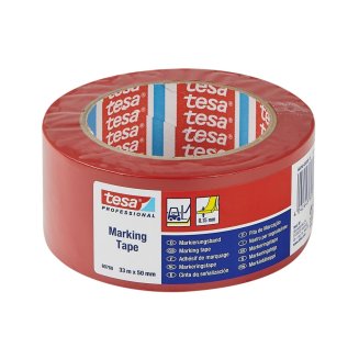 Лента для изоляции HENCO 50мм, красный, (33)