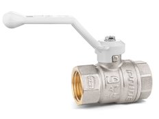 Кран шаровой латунный LD Pride 47.50.B-B.Р (White) Ду 50 Ру 25 вн-вн, (рычаг)