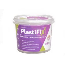 Замазка сантехническая СантехМастер PlastiFix, банка 250г