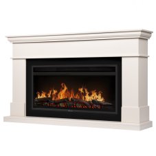 Каминокомплект: Очаг Electrolux EFP/P-4220LS, портал California 42/40/36, молочный