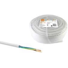Провод TDM ELECTRIC ПВСмб 5х1,5 белый (100)