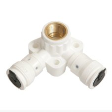 Водорозетка HENCO угловая ВР Vision, 16X1/2" (40 мм), с черной заглушкой BP04 1/2"