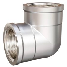 Угольник 90 гр LD DN15 вн-нр, латунь никелированная