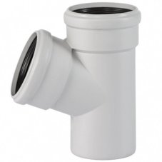 Тройник Ostendorf 56х56х67град. SKEA бесшумный PP-MD, светло-серый