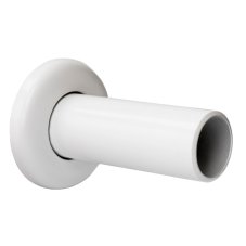 Трубка соединительная с розеткой SCHLOSSER , белая d-22 мм