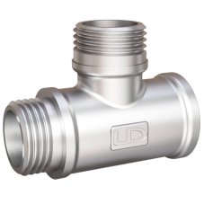 Соединение разъемное прямое (американка) LD DN20 вн-нр, латунь никелированная, LD.67.541.20