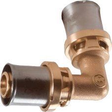 Угольник-пресс Giacomini латунь 16, RM122Y003