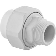 Муфта TEBO бел. PP-R пластиковая разъемная 1v 20x1/2" НР PN10 (20/240), арт. 030021502