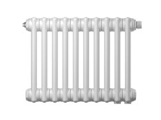 Радиатор трубчатый Zehnder Charleston Retrofit 3037, 28 сек.1/2 ниж.подк. RAL9016 (кроншт.в компл)