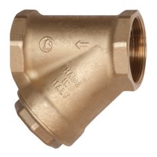 Фильтр Giacomini сетчатый Y-образный латунь Ду 15 Ру30 G1/2" ВР, R74AY103