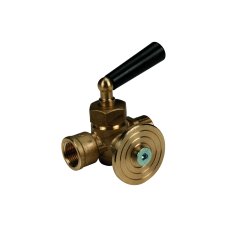 Кран для манометра Giacomini 3-ходовой 3/8", R228IY002