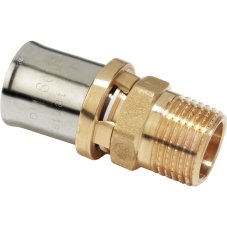 Муфта-пресс Giacomini латунь НР 20х1/2", RM107Y037